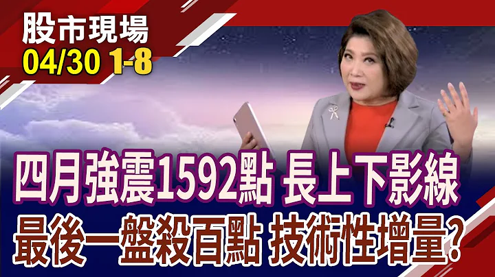 驚心動魄四月天 強震1592點 五月誰當家?馬斯克昨抵陸排障礙 車電股開自動輔助!尾盤紅翻黑殺百點 台積.中信金.鴻海出量壓盤｜20240430(第1/8段)股市現場*鄭明娟(賴建承×鍾國忠×林聖傑) - 天天要聞