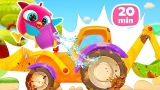 Eğitici Çizgi Film. Hop Hop Baykuş Ve Arabalar. Bebek Videosu