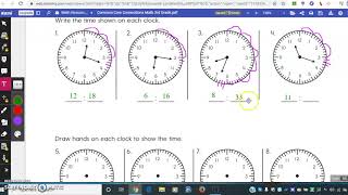 Packet 2 Day 3 Math Telling Time Part 1