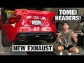 Making the BRZ LOUDER! UEL Headers + Catback Exhaust!