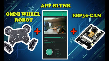 (OMNI ROBOT) XE ĐA HƯỚNG KÈM CAMERA QUAN SÁT QUA APP BLYNK