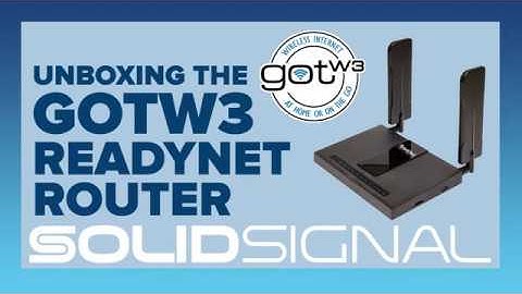 Unboxing: gotW3 ReadyNet Router WORK FROM HOME SOLUTION