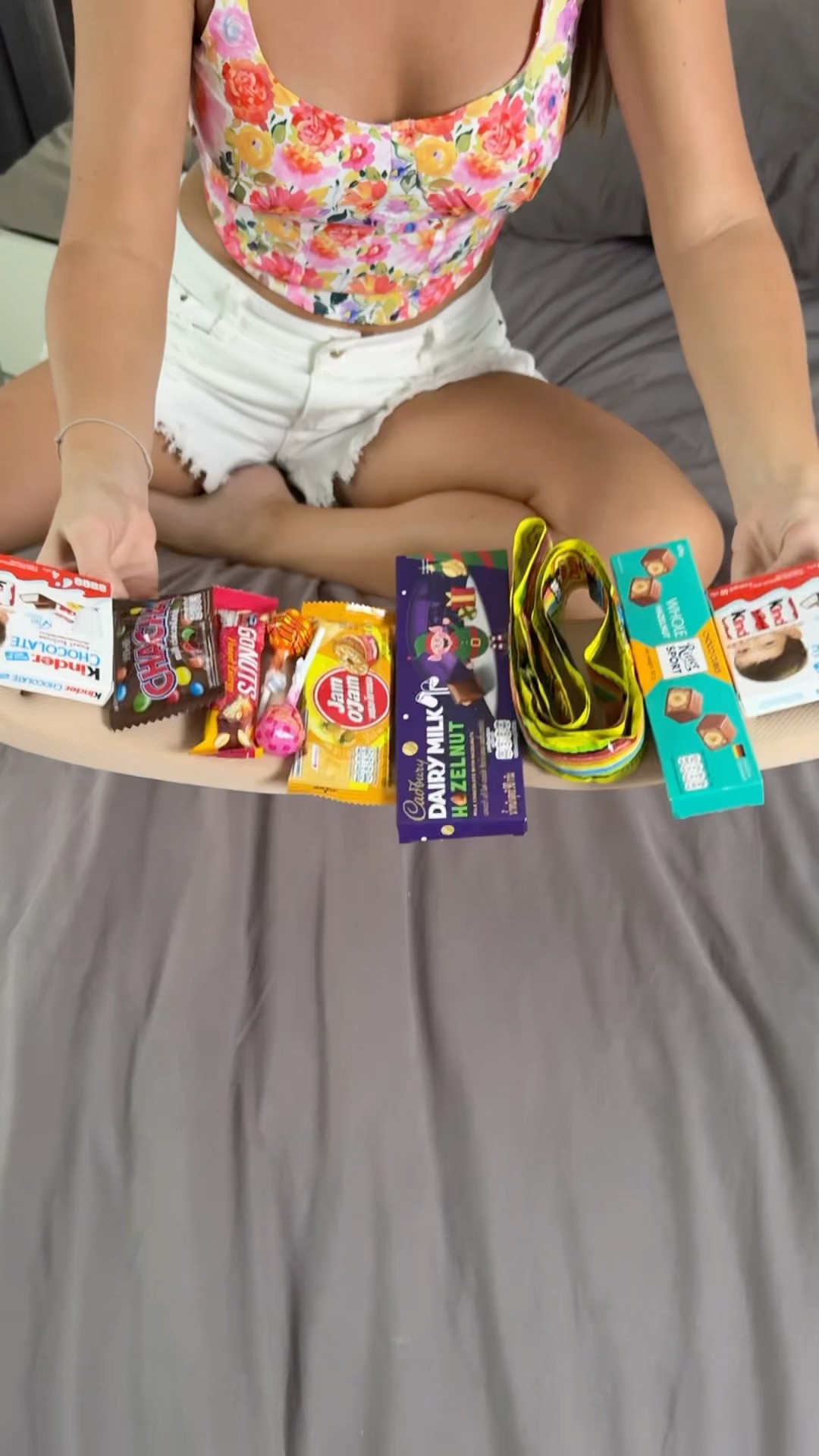 Necklace with chocolates