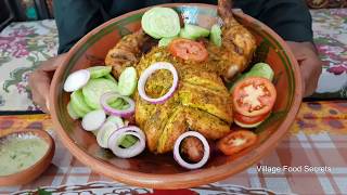 Spiced Roasted Chicken in Mud Oven by Mubashir Saddique | Village Food Secrets