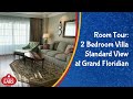 Full Room Tour of a Two Bedroom Villa Standard View at the Villas at Grand Floridian Resort (DVC)