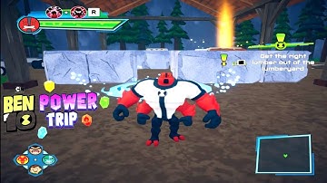 Ben ten power trip| Gameplay| Four Arms| Get the Right Lumber out of the Lumberyard| Part 27