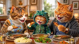 👉 Home Alone Kitten Surprises His Parents ❤️#catstory #emotionalstory 