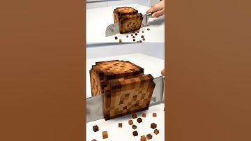 Slicing a Loaf of Pixel Bread! #bread #pixelated #satisfying #asmr