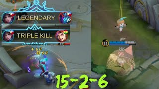 #34 Angela natalia combo montage gameplay mythic rank | mobile legends bang bang