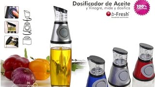 ⭐ Dispensador de Aceite o vinagre Aceitera en vidrio Dosificador