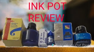 Ink pot review|| parker Quink ink bottle||pilot ink bottle||camlin ink bottle screenshot 1