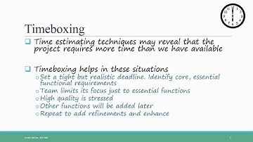 Systems Analysis & Design - Ch 2 - Managing the schedule