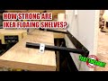 How strong is an IKEA LACK floating shelf on a hollow wall? Test Tuesday!