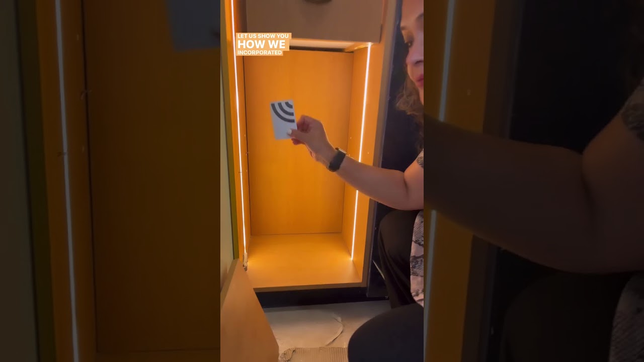 Invisible Smart lock system and invisible Storage Space