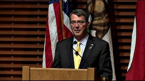 Ashton Carter - Drell Lecture at Stanford