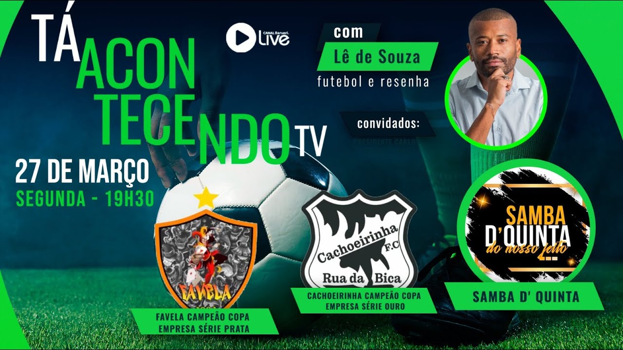 Campeões Copa Empresa E Samba D’quinta | Tá Acontecendo Tv