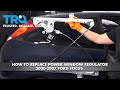 How To Replace Window Regulator 2000-07 Ford Focus