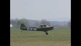 1944 Piper L4 Grasshopper maiden test flight after restoration!