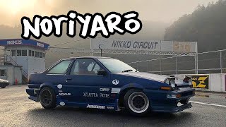 AE86 rain drifting all day