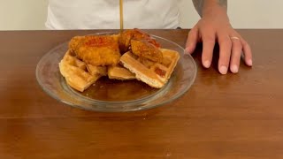 How To Make Chicken & Waffles Lets Go