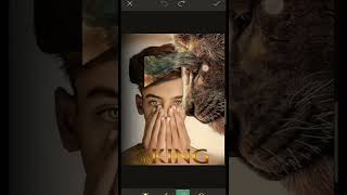 #shorts How to do Lion Photo Editing with the New PicsArt screenshot 4