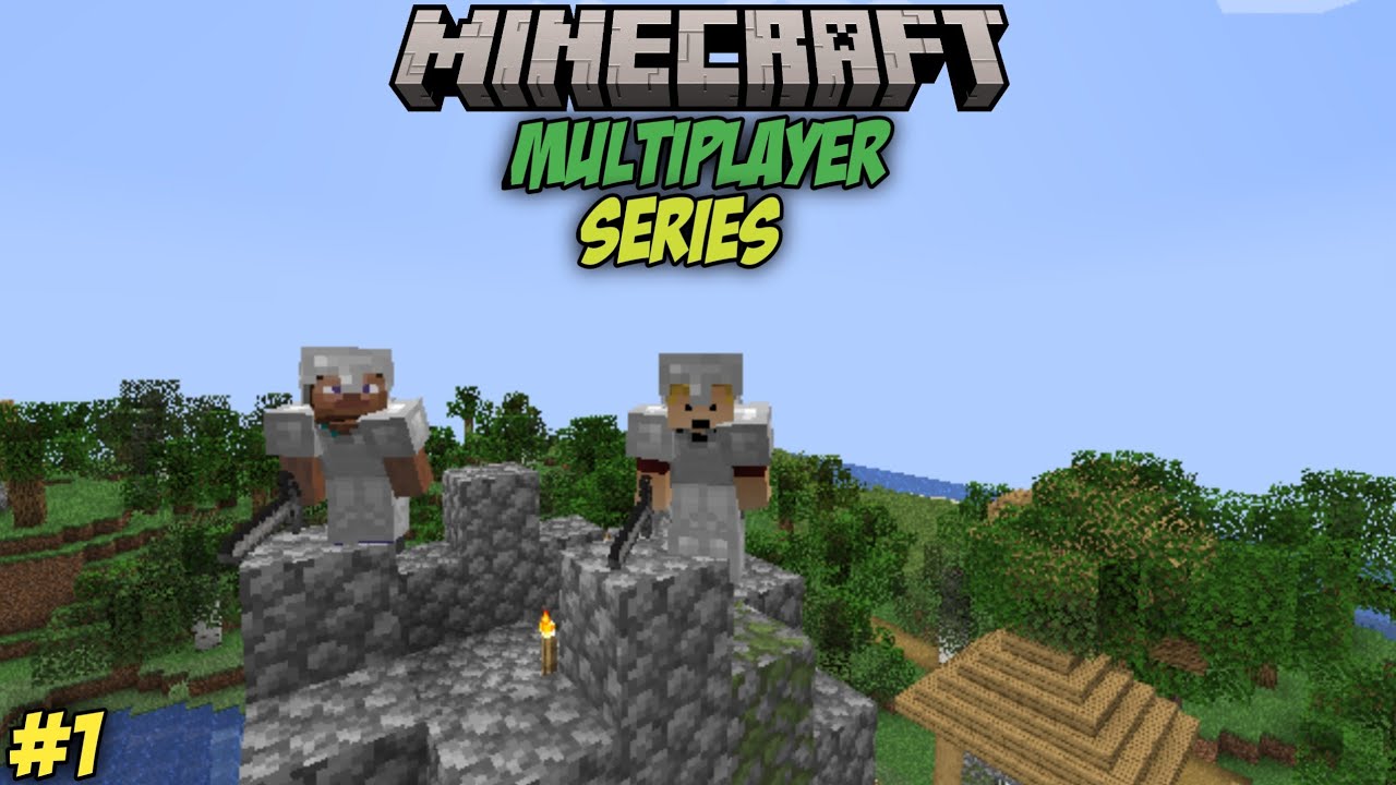 Getting Iron Armor In First Video With My Friend @SgsGamingSg | Minecraft Multiplayer Series #1 |