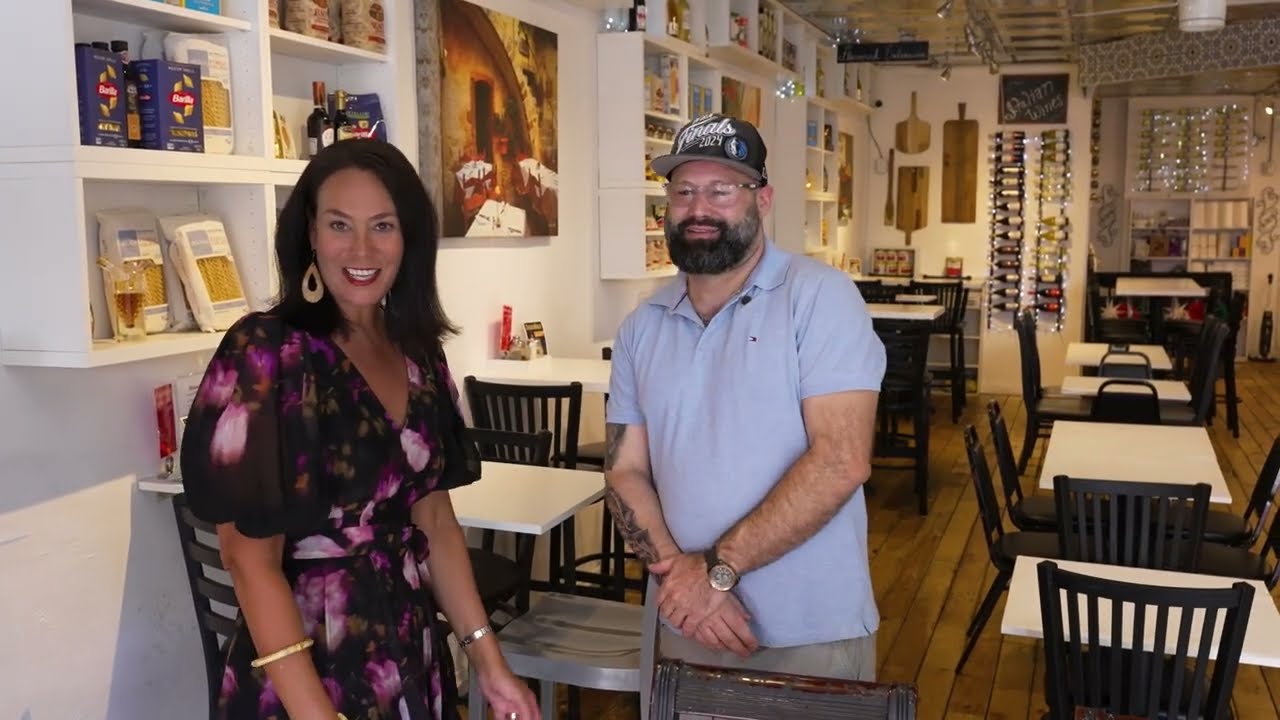 Panza's Tapping Italy, Waxahachie, TX & a home by Elmwood Custom Homes with ADTV Host, Melissa Jones