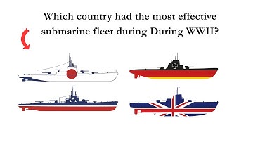 Which Country Had the Most Effective Submarine Fleet During WWII?