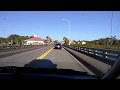 Bridges Daytona Beach and road to the ocean coast