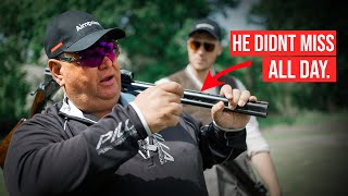 Shooting with the GREATEST shot in the world! (George Digweed!)