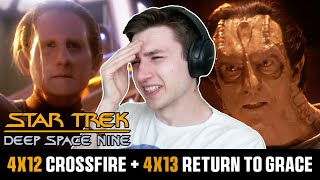 STAR TREK DS9 Crossfire + Return to Grace| 4x12/4x13 REACTION | FIRST TIME WATCHING!!