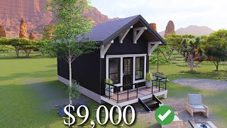 (4x8 Meters) Tiny House Design | Tiny Home | 1 Bedroom House Tour | AirBnb Design Idea