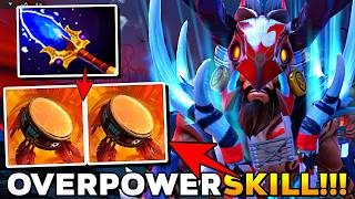 Overpower Scepter Build Drum Damage BEASTMASTER Plays Mid Insane - Dota 2