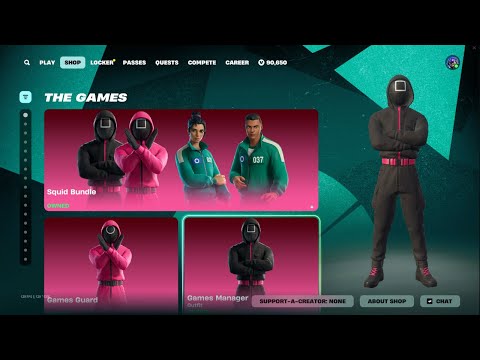 🔴 FORTNITE SQUID GAMES/ITEM SHOP/BATTLE PASS/1K VBUCKS GIVEAWAY (2,800 VBUCKS ON 250 SUBS!)