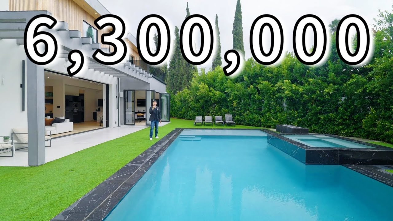 一起看  洛杉磯豪宅 家門口看好萊塢標誌的豪宅  現代化全新豪宅 | 超大後院泳池 | Hollywood CA