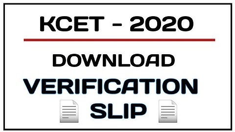 How to Download Verification Slip? | KEA :  Secret Key | KCET-2020 Documents Verified | BioGoogle