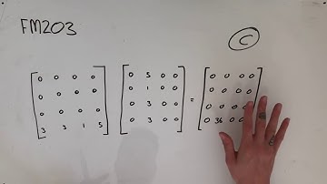 FM203 Further Maths Fortify Study Guide - "Calculating a Matrix Product"
