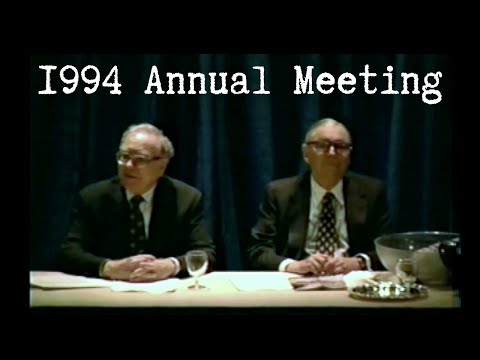 1994 Berkshire Hathaway Annual Meeting (Full Version) thumbnail