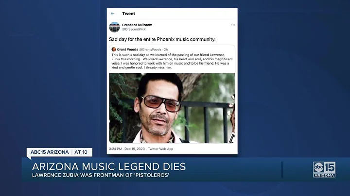 Arizona music legend, Lawrence Zubia of the Pistol...