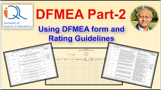 FMEA Part2: How to use DFMEA form and Rating Guidelines