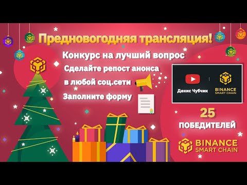 Стрим на тему: Binance Smart Chain (BSC). Денис Чубчик и представитель BSC Егор Малышев (Kenzi)