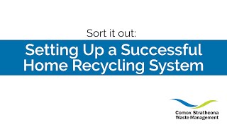 Sort It Out: Setting Up a Successful Home Recycling System