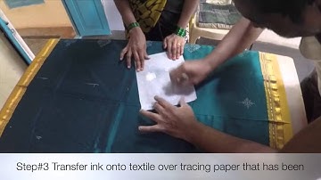 Printing Process; Prick and pouncing method