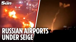 Download Lagu Ukraine unleashes HELL on Moscow airports with massive drone blitz as explosions rock capital MP3 Download Lagu Ukraine unleashes HELL on Moscow airports with massive drone blitz as explosions rock capital MP3