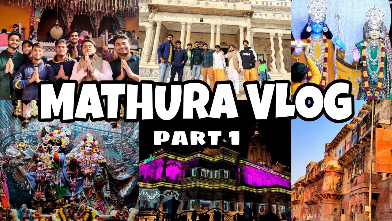 Mathura vlog part 01|| #RADHERADHE || mathura vrindavan vlog || mathura vlog