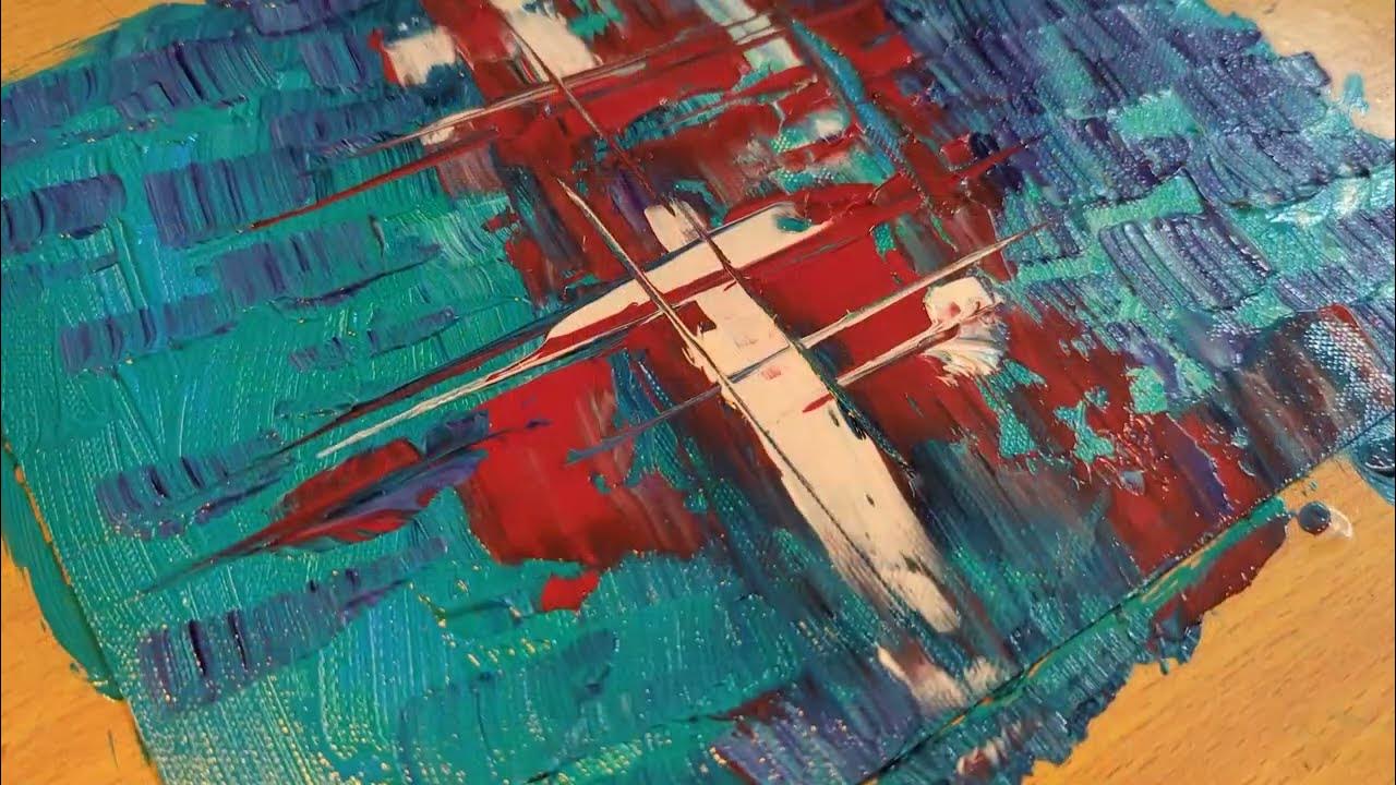 Easy abstract painting for beginners YouTube