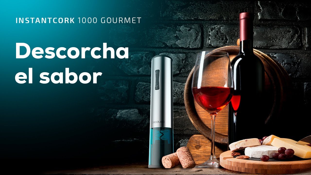 Sacacorchos eléctrico InstantCork 1000 Gourmet