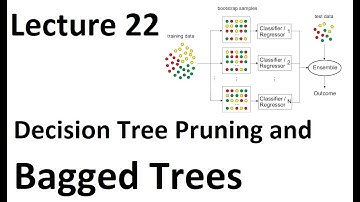 Lec 22: Decision tree pruning, bootstrap aggregating (bagging), and bagged trees