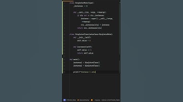 What’s the hack to create a singleton class in Python? Unlocking the #secret to Singleton Classes in