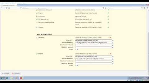 Como configurar instalar el LDAP